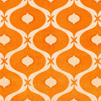 Vibrant Orange Ornament Pattern Coffee Mug Gallery Image 2