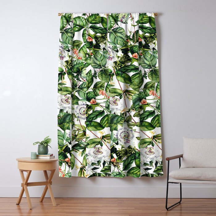 Botanical Leaf Window Curtain Gallery Image 5