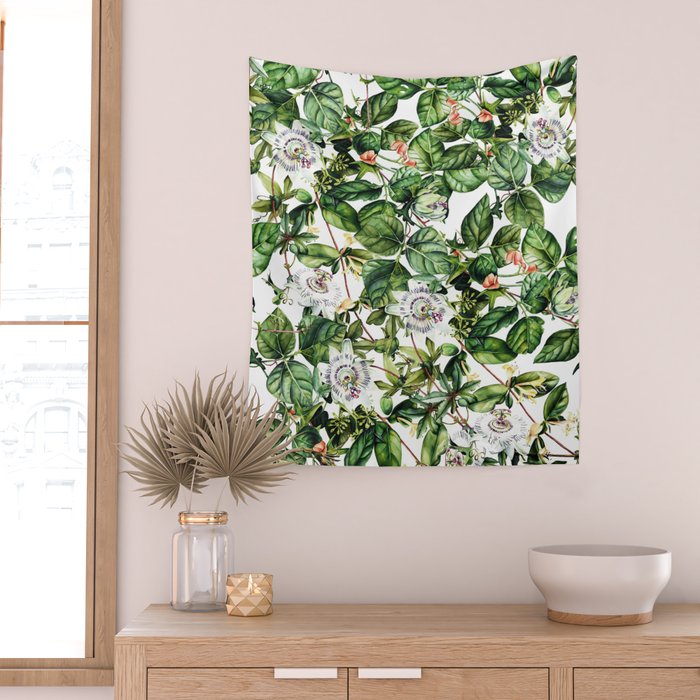 Botanical Leaf Wall Tapestry Gallery Image 2