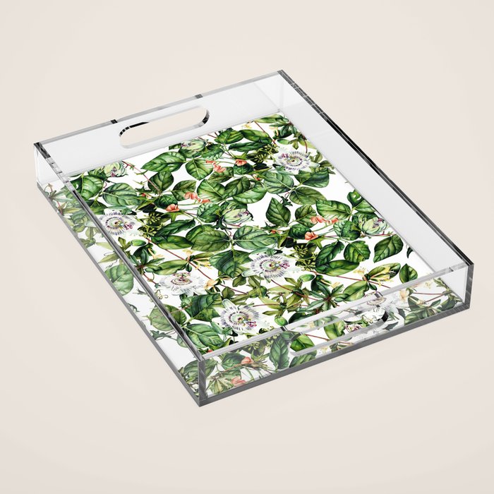 Botanical Leaf Acrylic Tray Gallery Image 1