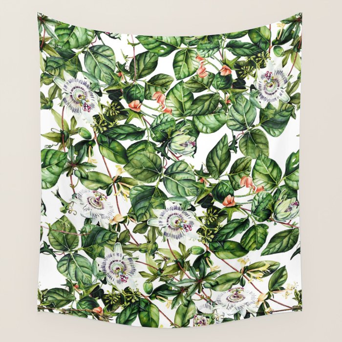 Botanical Leaf Wall Tapestry Gallery Image 4