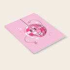 Smiley Pink Disco Ball Notebook Gallery Image 2