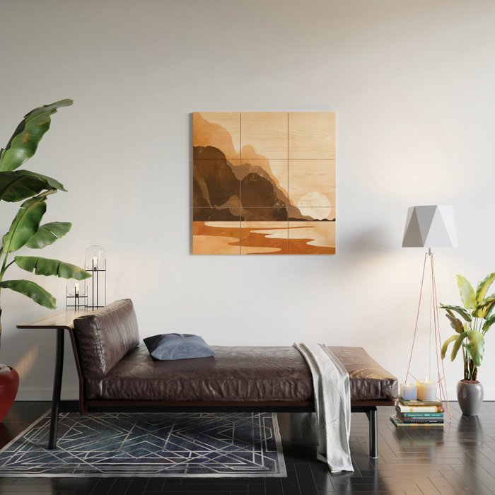 Water Flow 1 Wood Wall Art Gallery Image 2