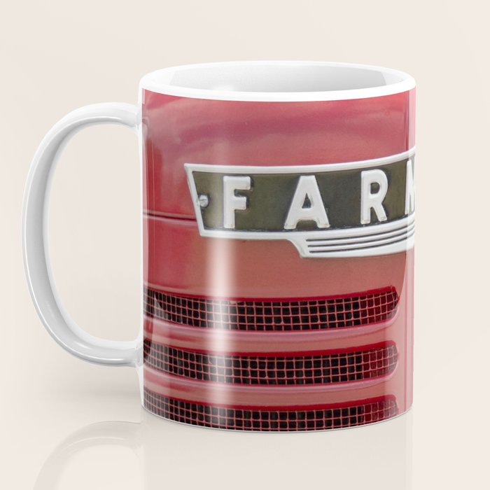 Vintage Farmall M Grill Antique Red Tractor Coffee Mug Gallery Image 3
