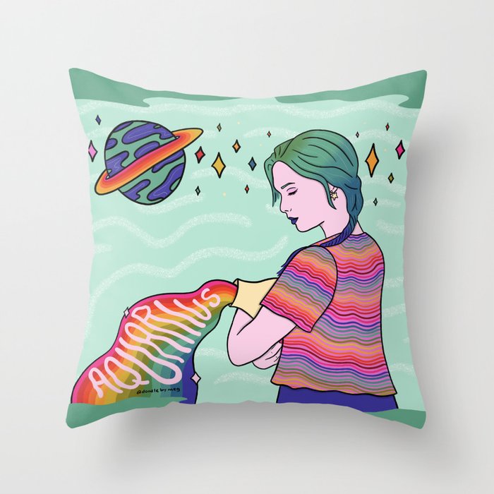 Aquarius Throw Pillow Gallery Image 6