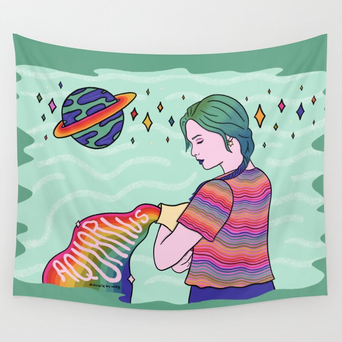 Aquarius Wall Tapestry Gallery Image 4