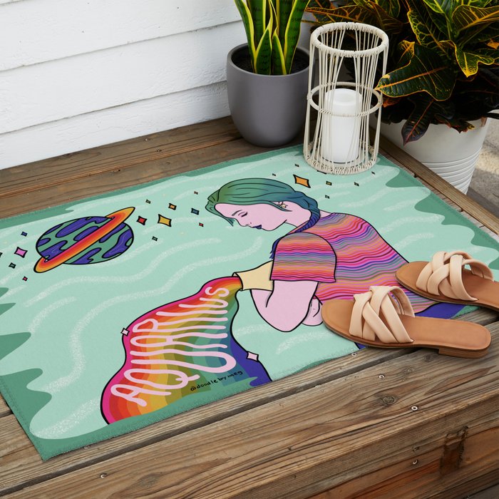Aquarius Outdoor Rug Gallery Image 2