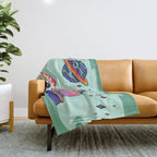 Aquarius Throw Blanket Gallery Image 1