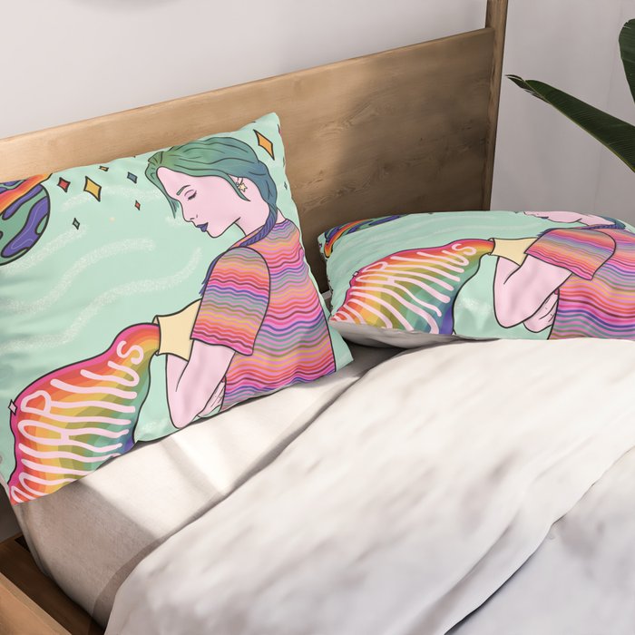 Aquarius Pillow Sham Gallery Image 2