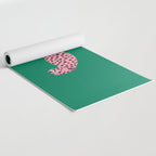 The Stare: Pink Cheetah Edition Yoga Mat Gallery Image 2