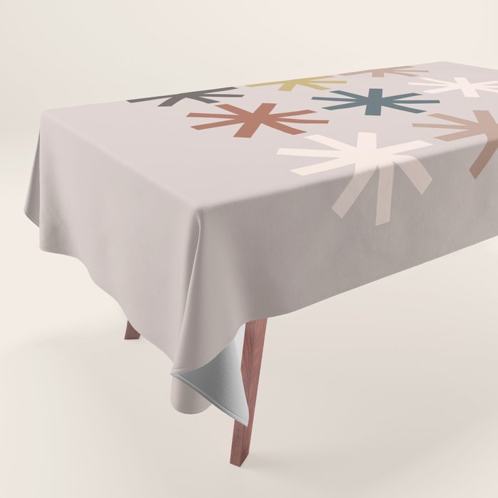 Snowflake 04 Tablecloth Gallery Image 1