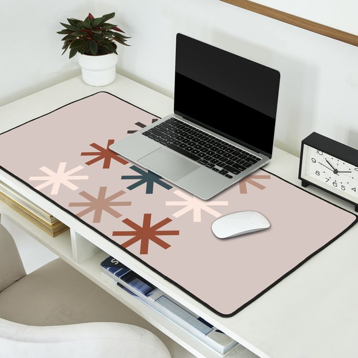 Snowflake 04 Desk Mat Gallery Image 2