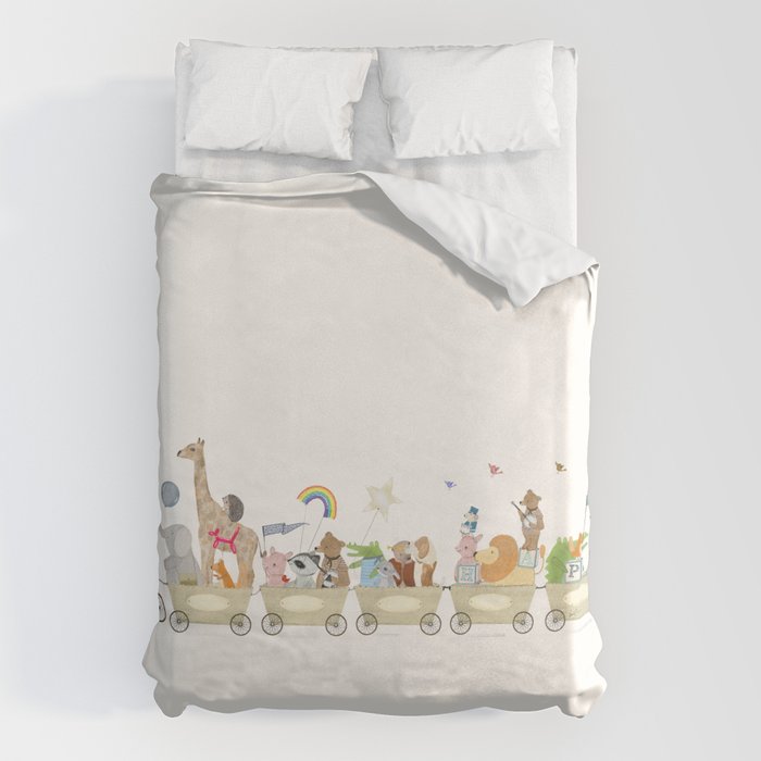 the happy parade Duvet Cover Gallery Image 1