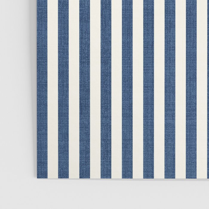Pinstripe in Navy Blue Poster Gallery Image 3