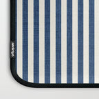 Pinstripe in Navy Blue Laptop Sleeve Gallery Image 3