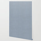 Pinstripe in Navy Blue Wallpaper Gallery Image 2