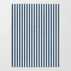 Pinstripe in Navy Blue Poster Gallery Image 4