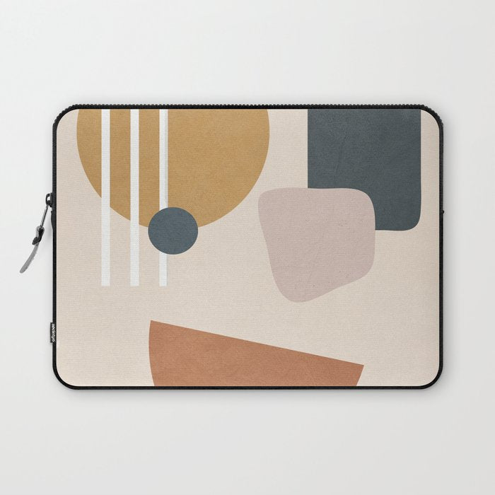 Minimal Abstract Shapes No.58 Laptop Sleeve Gallery Image 1