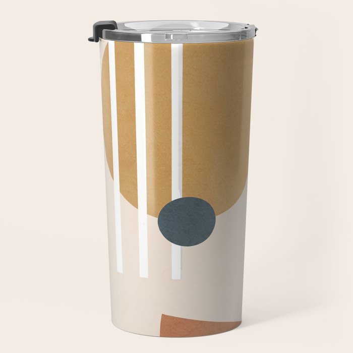 Minimal Abstract Shapes No.58 Travel Mug Gallery Image 3
