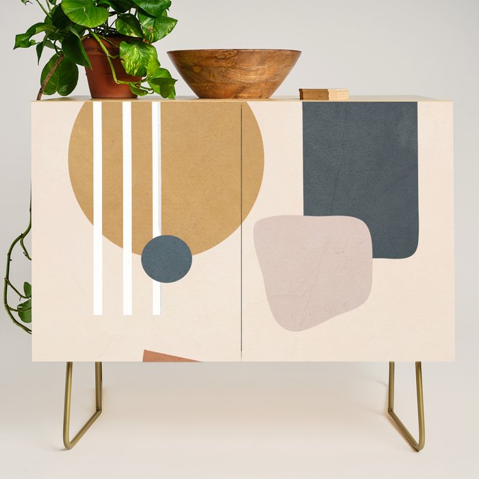 Minimal Abstract Shapes No.58 Credenza Gallery Image 1
