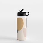 Minimal Abstract Shapes No.58 Water Bottle Gallery Image 1