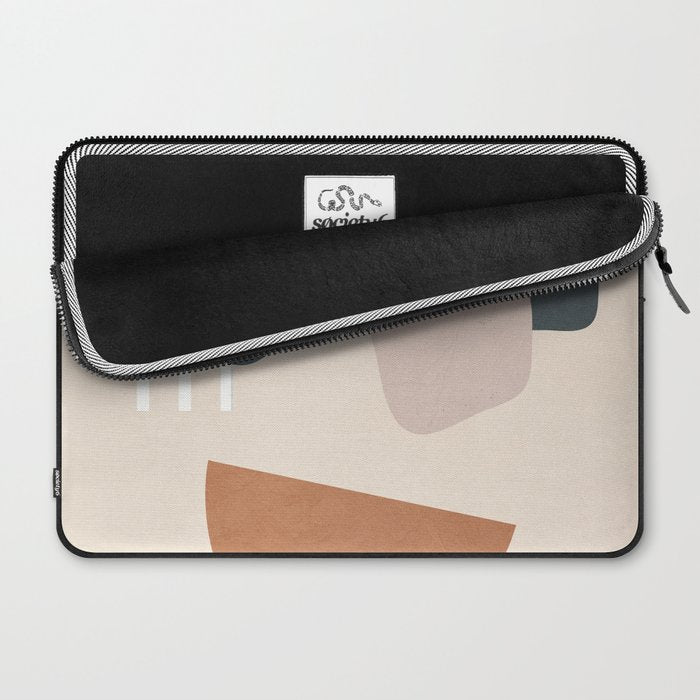Minimal Abstract Shapes No.58 Laptop Sleeve Gallery Image 2