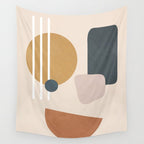 Minimal Abstract Shapes No.58 Wall Tapestry Gallery Image 4