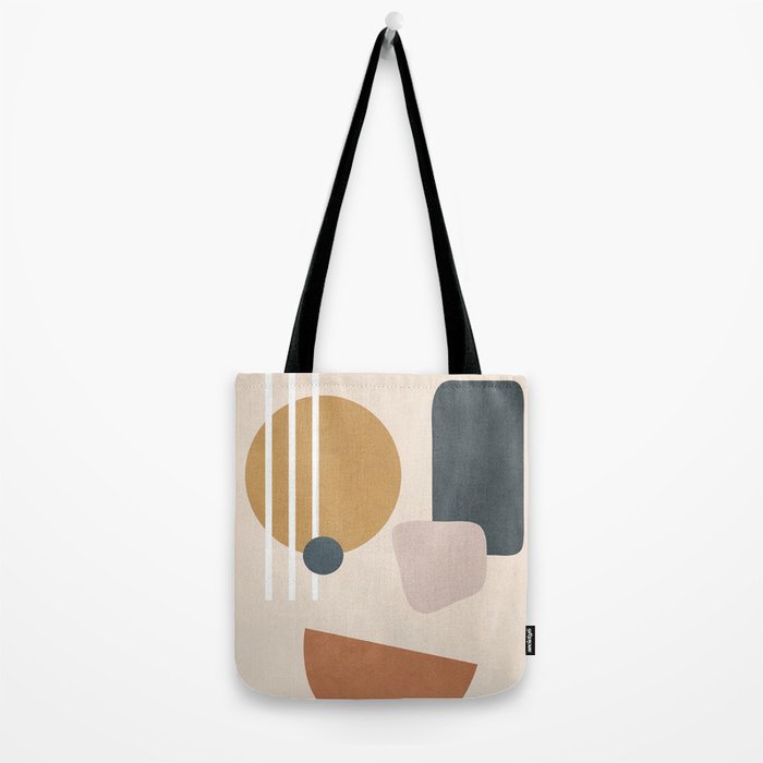 Minimal Abstract Shapes No.58 Tote Bag Gallery Image 2
