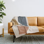 Minimal Abstract Shapes No.58 Throw Blanket Gallery Image 1