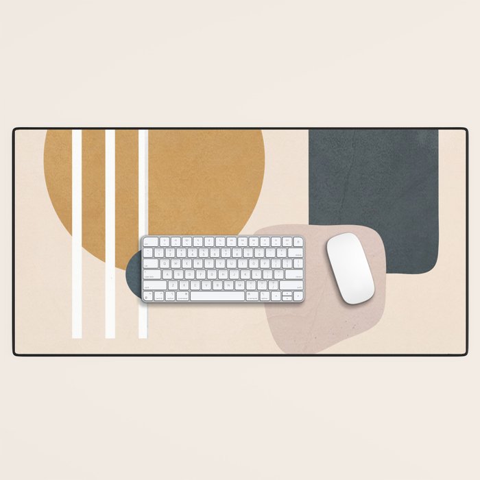 Minimal Abstract Shapes No.58 Desk Mat Gallery Image 1