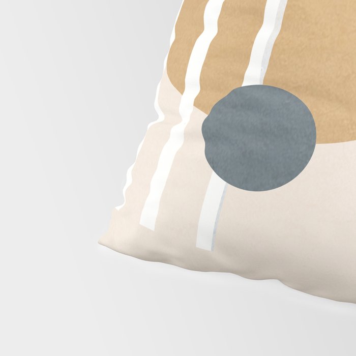 Minimal Abstract Shapes No.58 Pillow Sham Gallery Image 4