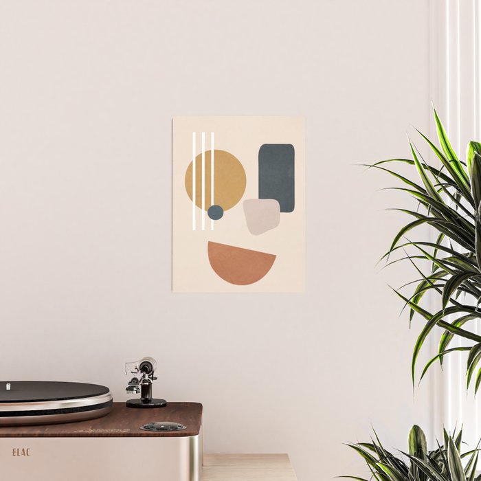 Minimal Abstract Shapes No.58 Poster Gallery Image 2