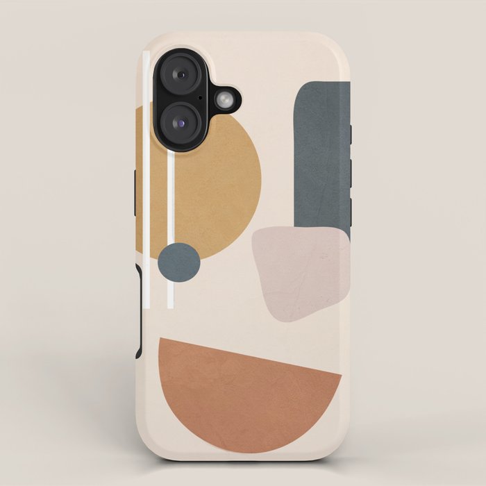 Minimal Abstract Shapes No.58 iPhone Case Gallery Image 1
