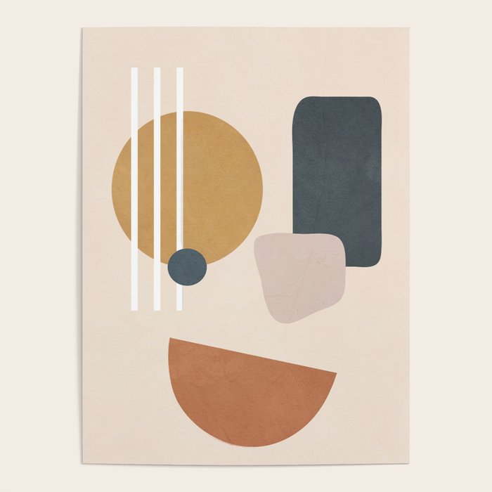 Minimal Abstract Shapes No.58 Poster Gallery Image 1