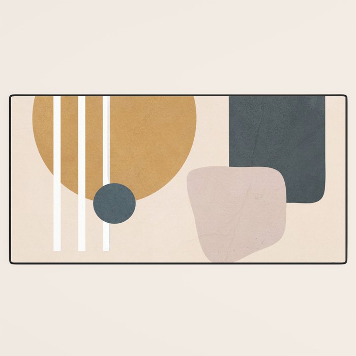 Minimal Abstract Shapes No.58 Desk Mat Gallery Image 3