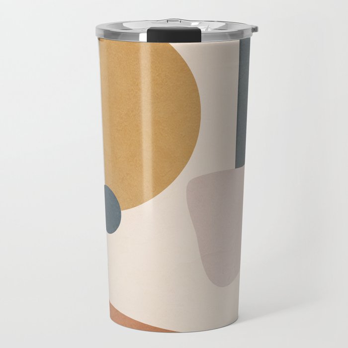 Minimal Abstract Shapes No.58 Travel Mug Gallery Image 1