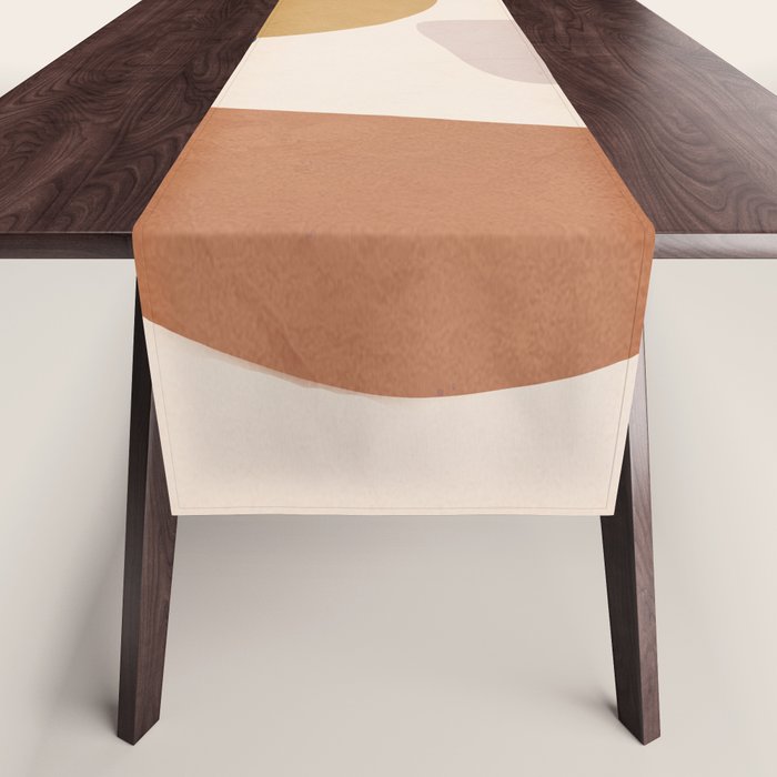 Minimal Abstract Shapes No.58 Table Runner Gallery Image 1