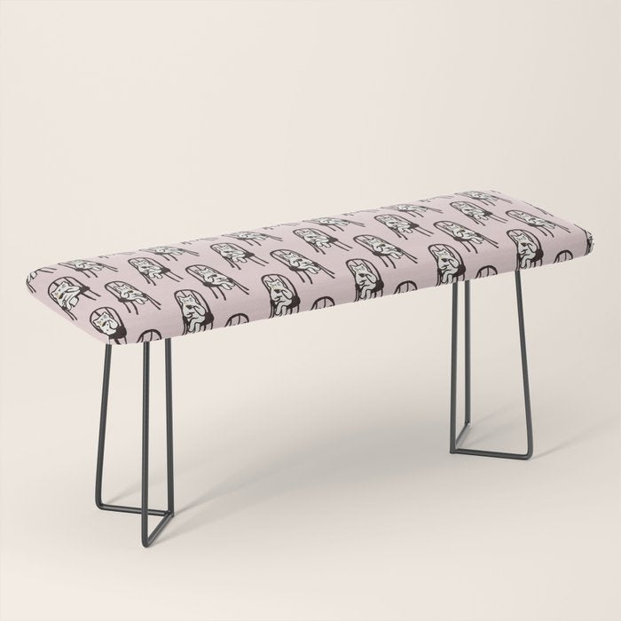 Tea time with cat Bench Gallery Image 1