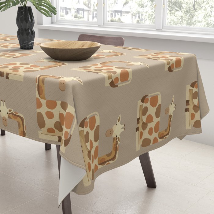 Whimsy Giraffe Tablecloth Gallery Image 3