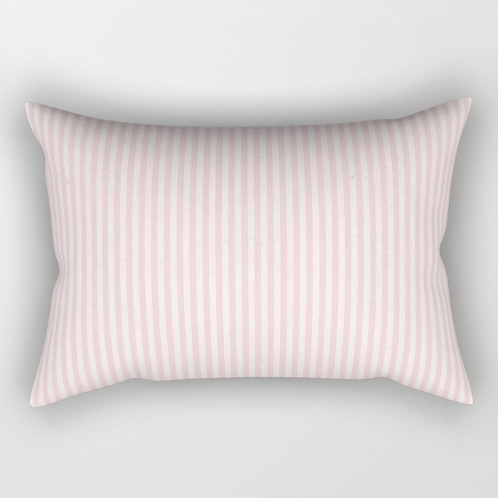 Pink Striped Pattern Rectangular Pillow Gallery Image 1