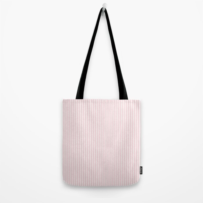 Pink Striped Pattern Tote Bag Gallery Image 2