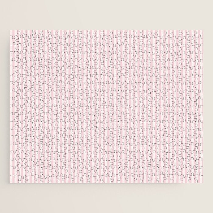 Pink Striped Pattern Jigsaw Puzzle Gallery Image 1