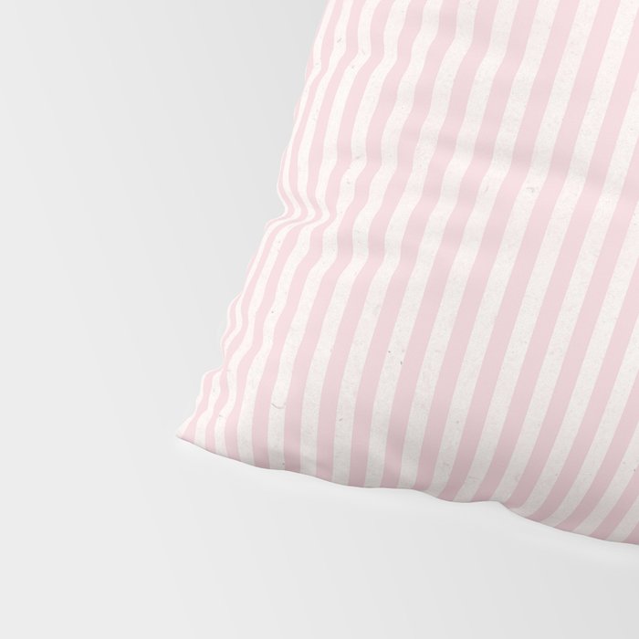Pink Striped Pattern Pillow Sham Gallery Image 4