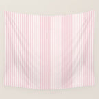 Pink Striped Pattern Wall Tapestry Gallery Image 4