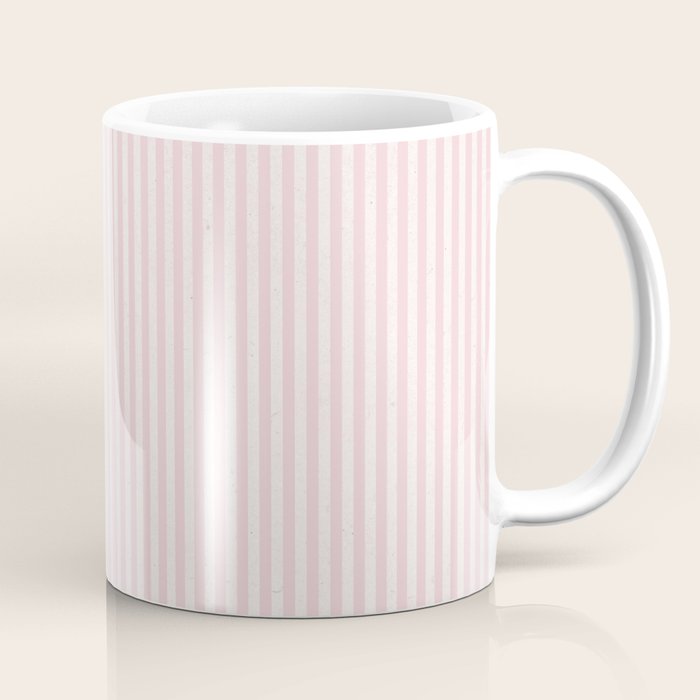 Pink Striped Pattern Coffee Mug Gallery Image 1
