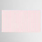 Pink Striped Pattern Tablecloth Gallery Image 2