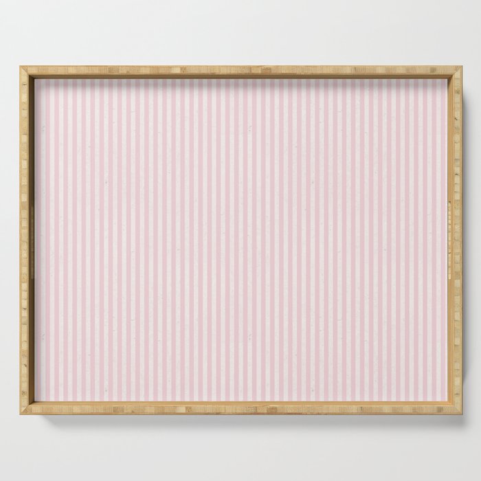 Pink Striped Pattern Serving Tray Gallery Image 1