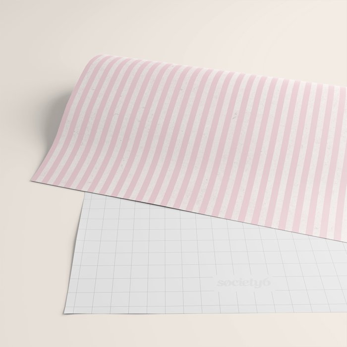 Pink Striped Pattern Wrapping Paper Gallery Image 2