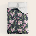 Whimsical Cheerful Bows Plants Duvet Cover Gallery Image 6