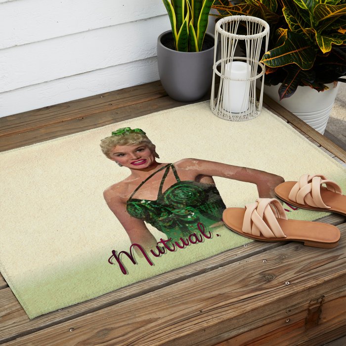 Mutual, I'm Sure - White Christmas Outdoor Rug Gallery Image 2